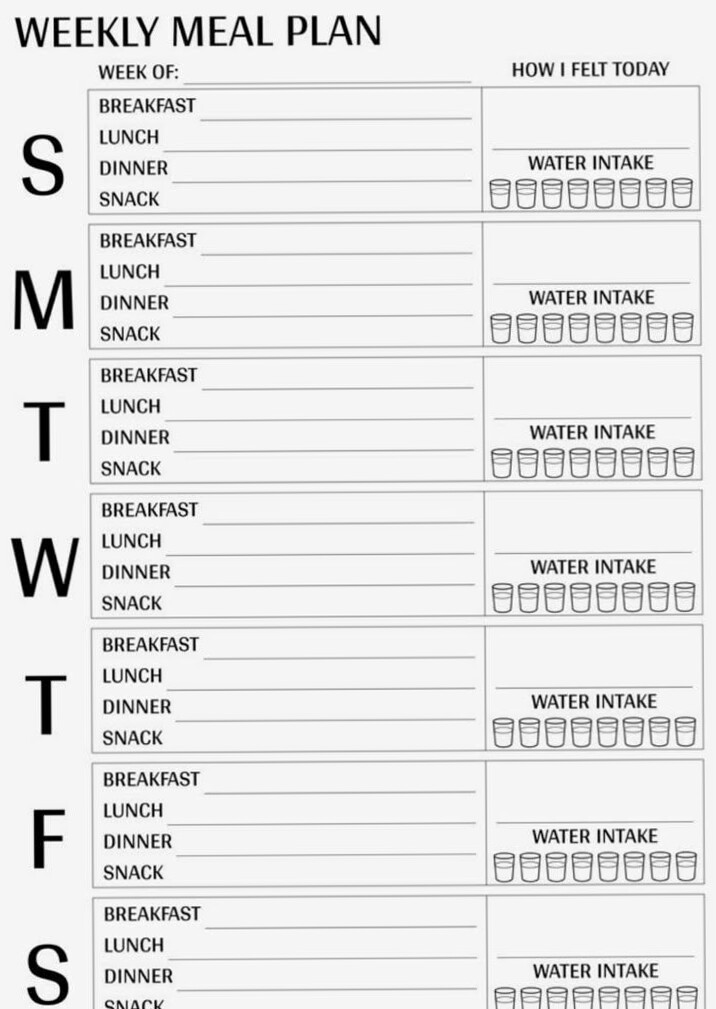 Week Planner Layouts for Digital Design & Creative Projects — 🥂 👰 stay inspired all year long
