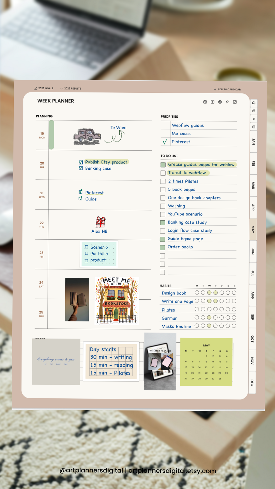 📊 🖇️ Weekly Digital Planning | Aesthetic Layouts & Ideas for Organization | secret to staying productive