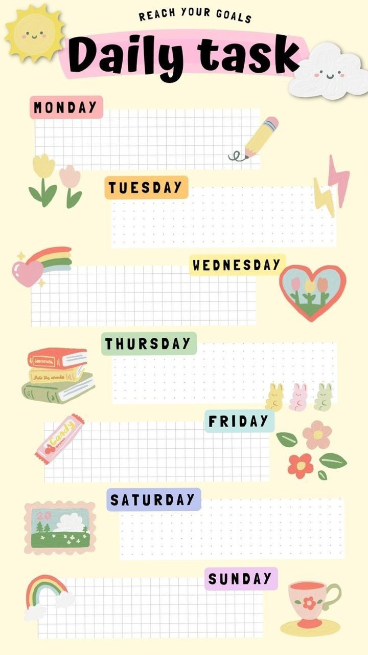 Weekly Planner Design Inspiration for 1 Week Layouts — 📊 📝 secret to staying productive