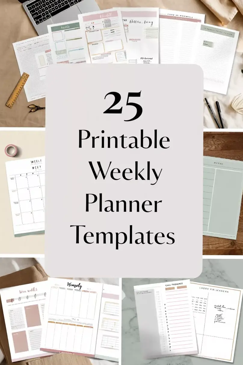 Weekly Planner for Digital Design & Creative Organization — 📊 📊 stay inspired all year long