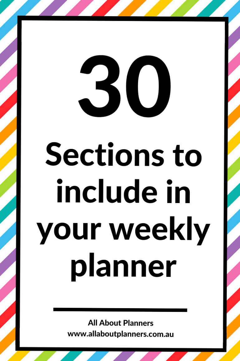 Weekly Planner Must-Have Sections for Digital Design & Creativity — 🎀 ☁️ secret to staying productive
