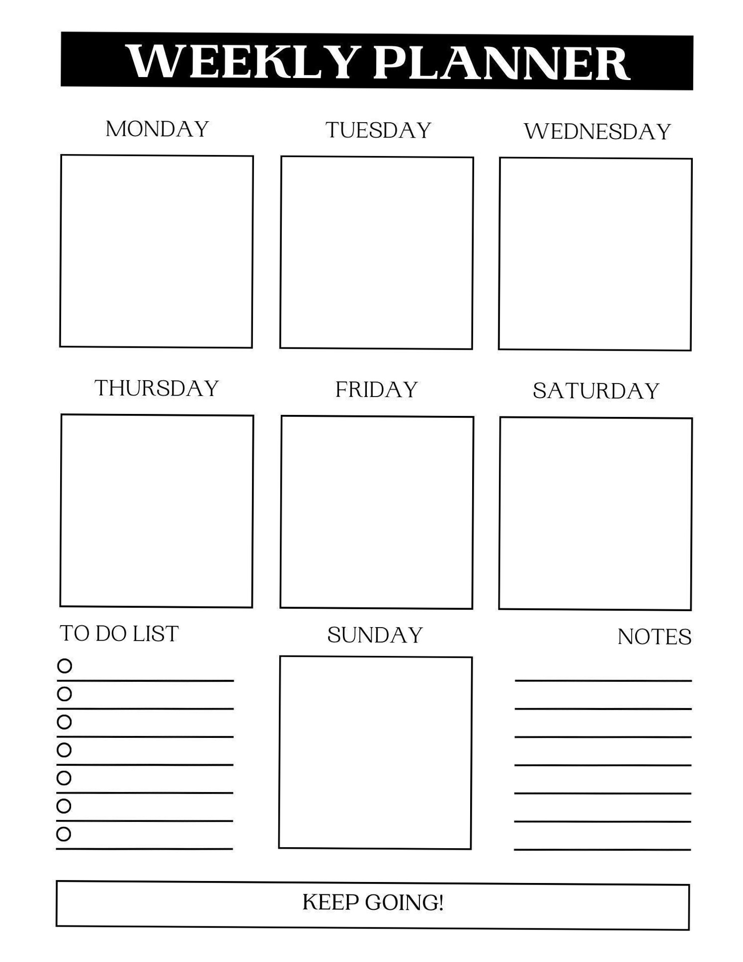 💎 🌈 Weekly Planner Printable: Organize Your Life! | romanticize your routine