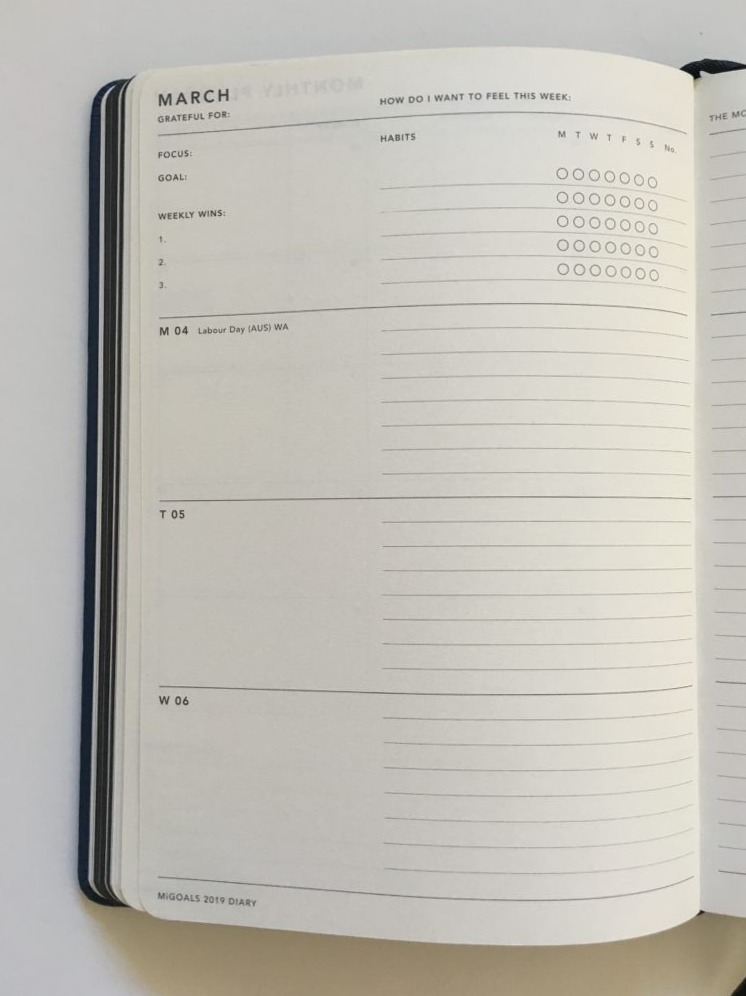 ✨ ✨ Weekly Planner Sections for Creative Productivity | dream life manifestation