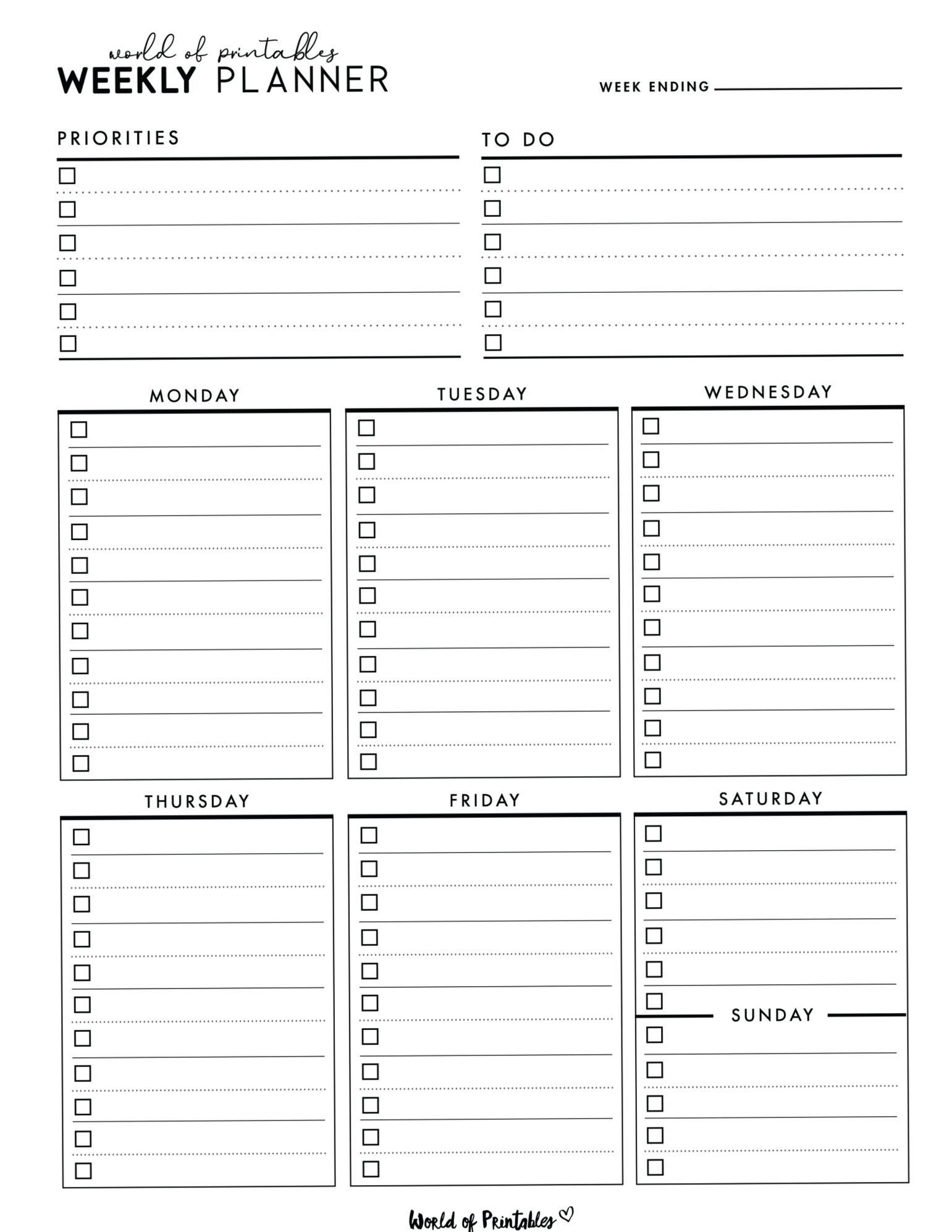 🥂 💌 Weekly Planner Templates for Creative Productivity | secret to staying productive