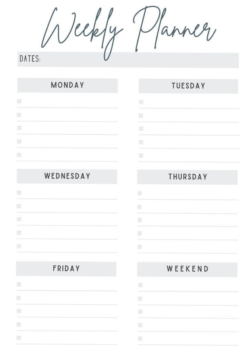 Your Ultimate Digital Weekly Planner Awaits — 🎀 🕯️ stay inspired all year long
