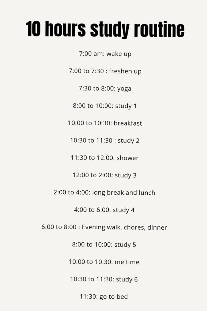 10-Hour Study Routine for Digital Design & Creativity — 📌 📝 dream life manifestation