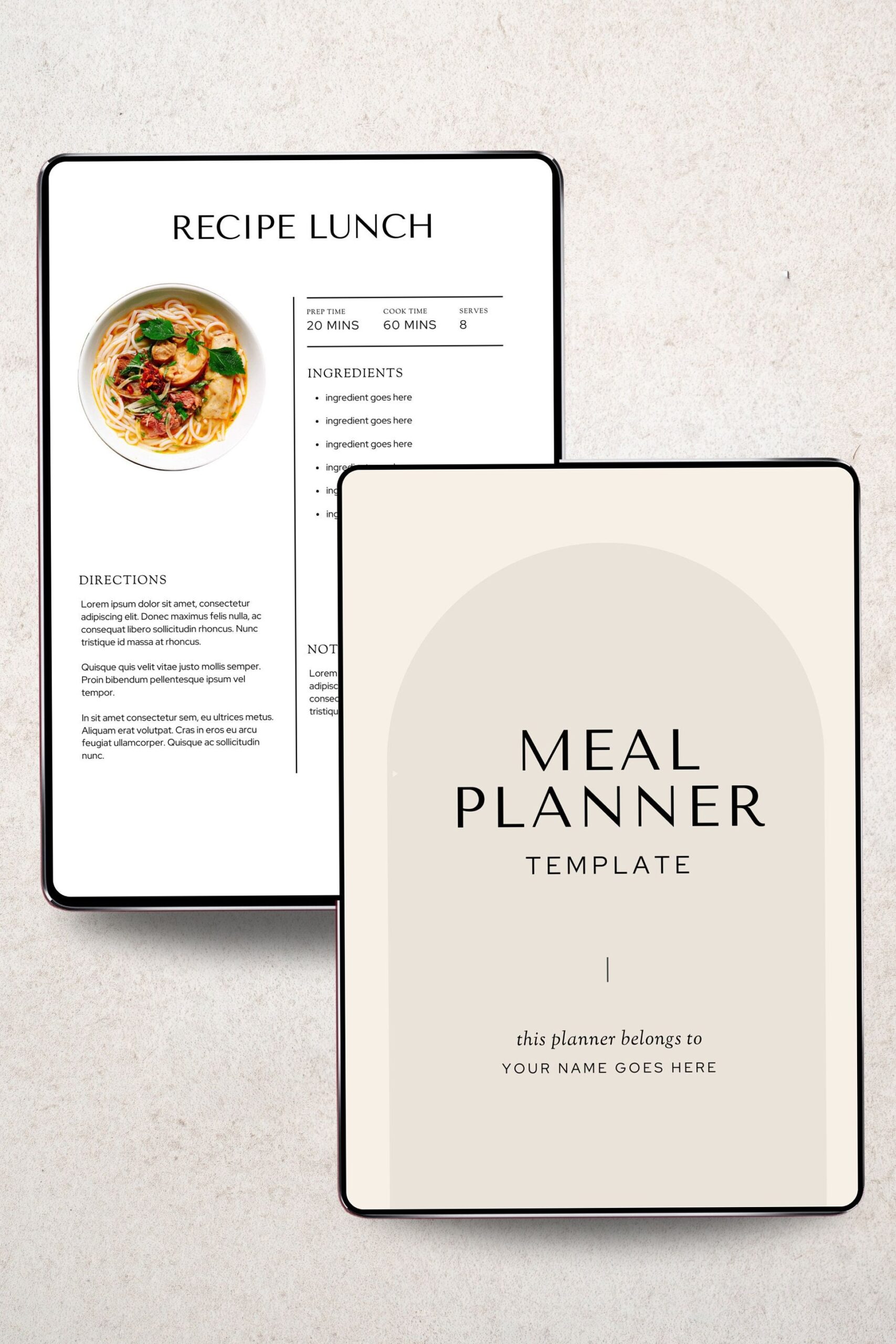📅 📌 2024 Weekly Meal Planner & Grocery List Template | dream life manifestation