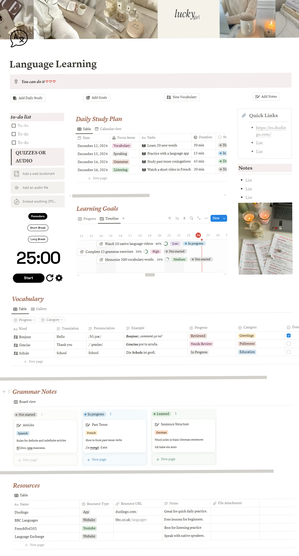 🎨 💎 2025 Clean Girl Notion Planner | Digital Design & Creative Assets | pro digital dashboard