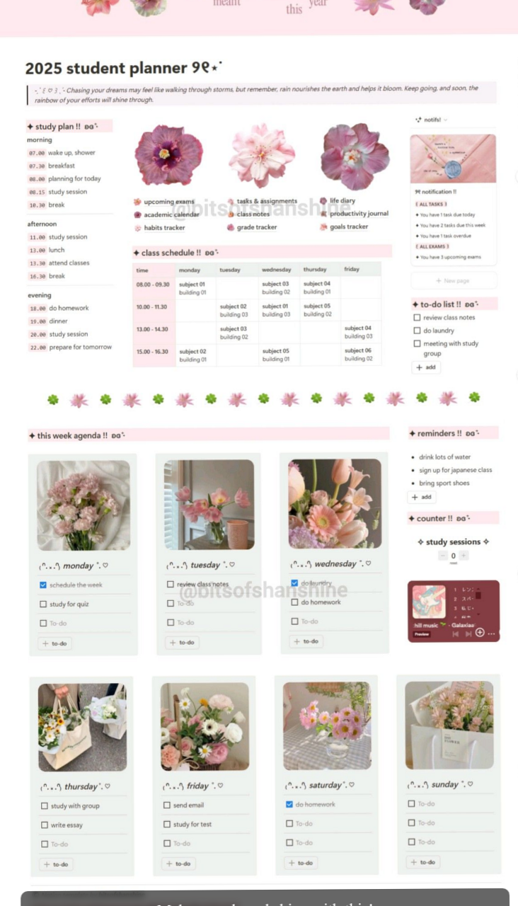 📅 📁 2025 Student Planner Notion Template for Productivity and Organization 227 | game-changing digital system