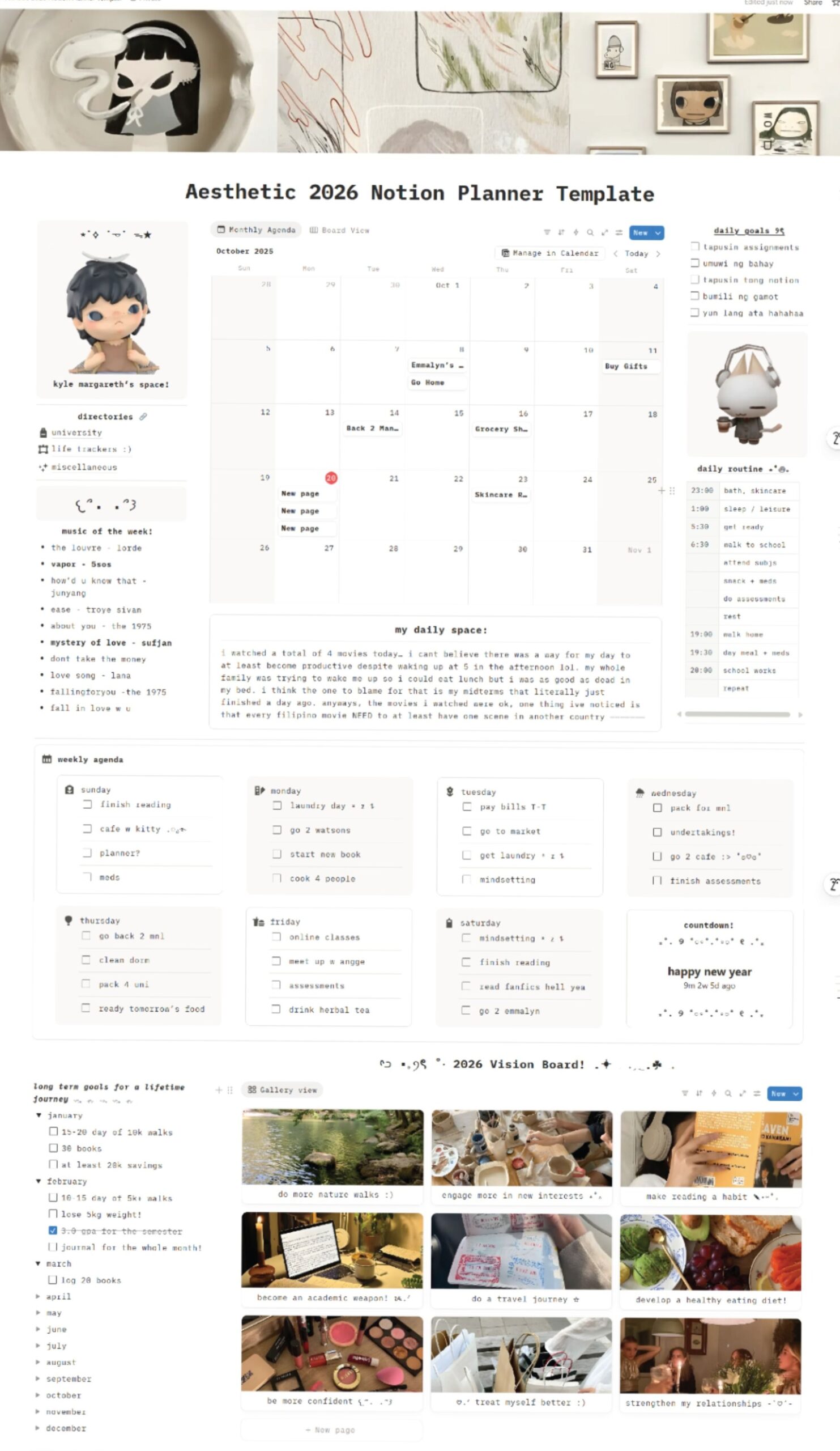 2026 Aesthetic Notion Dashboard for Digital Design & Creativity — 📌 📌 game-changing digital system