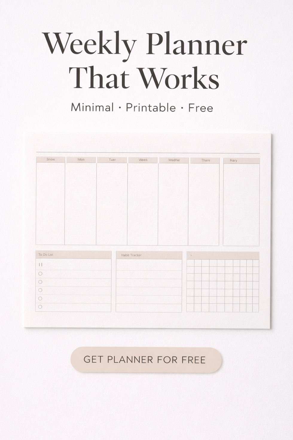 2026 Weekly Planner PDF | Creative Design Asset — 🥂 🥂 stay inspired all year long