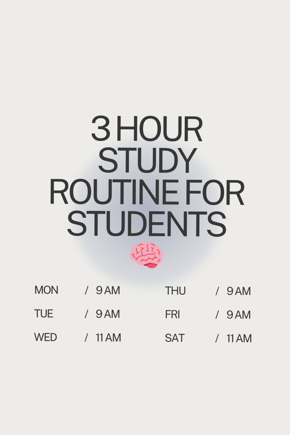 3-Hour Study Routine for Creative Productivity — 🪄 🖌️ secret to staying productive