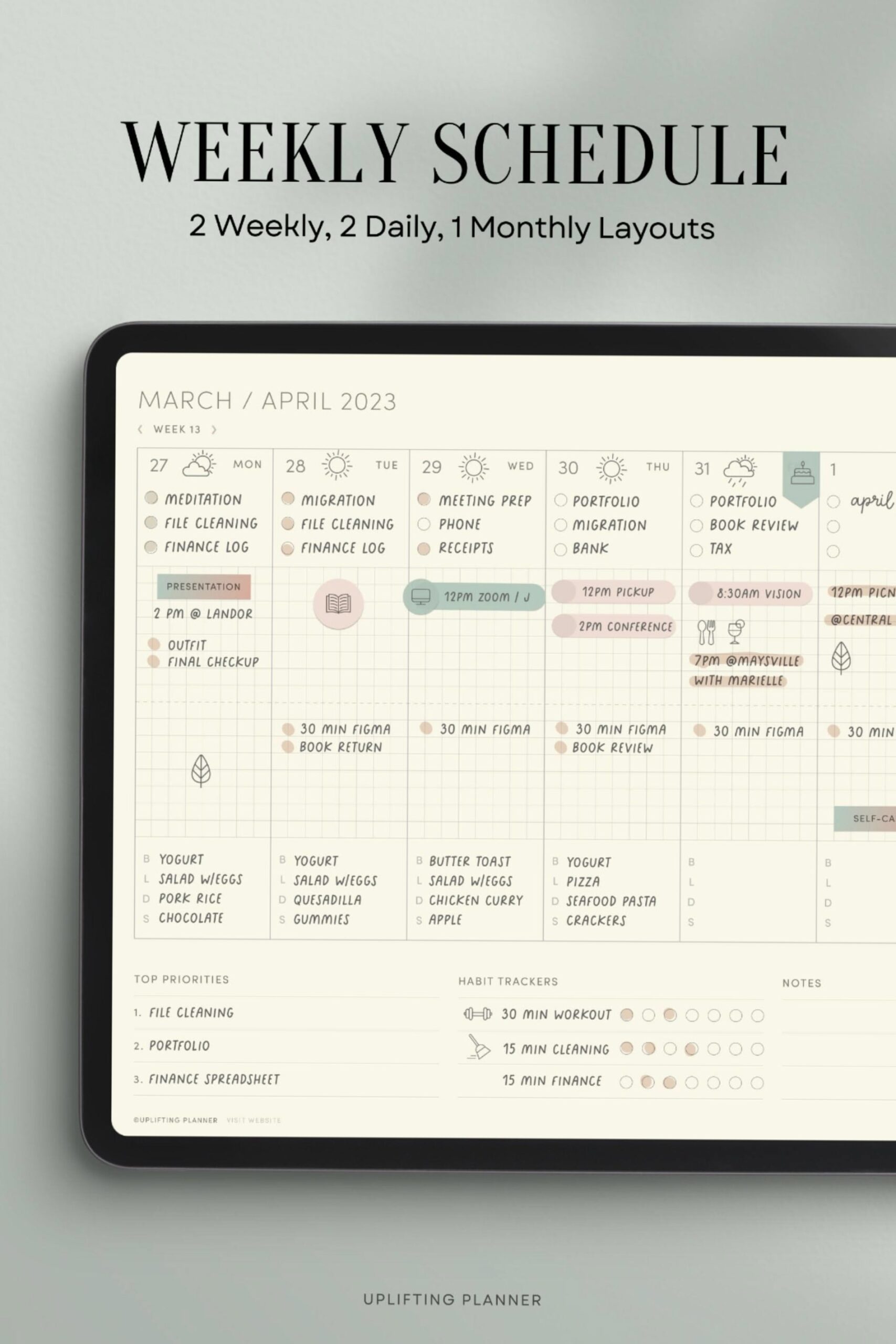 ☁️ 🕯️ 30+ Free Planner Printables | Monthly Organization Made Easy | stay inspired all year long