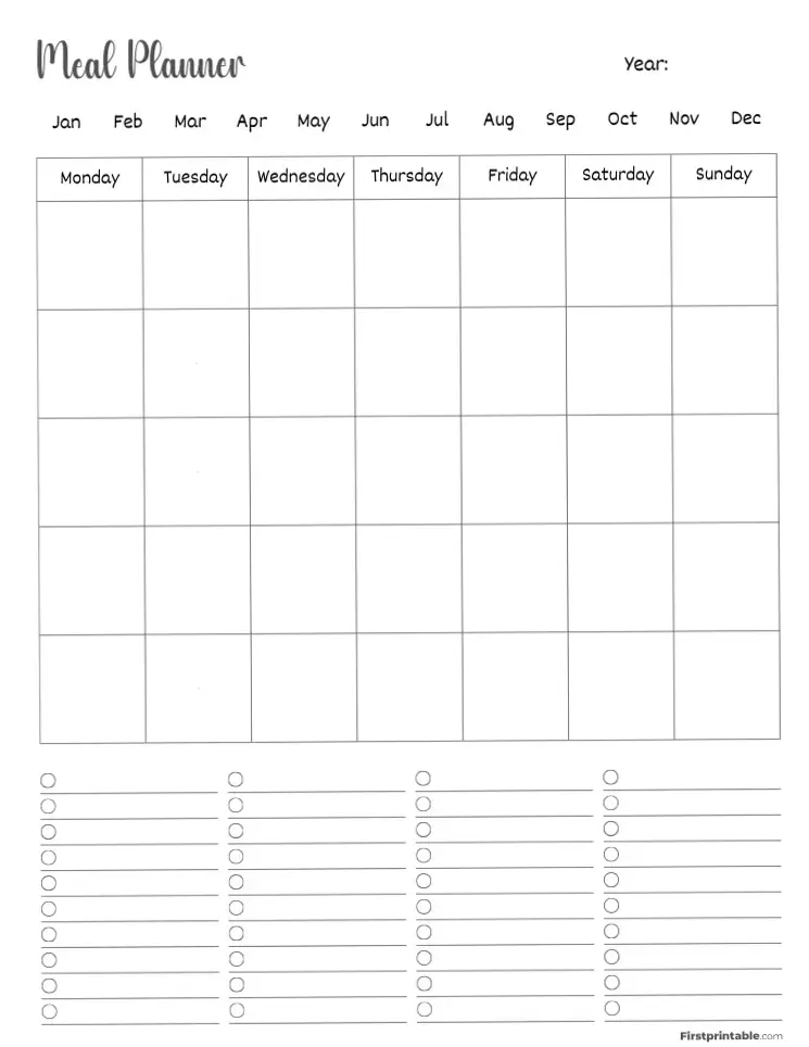 🖇️ 🖇️ 45+ Free Meal Planner Templates | PDF Printables | romanticize your routine