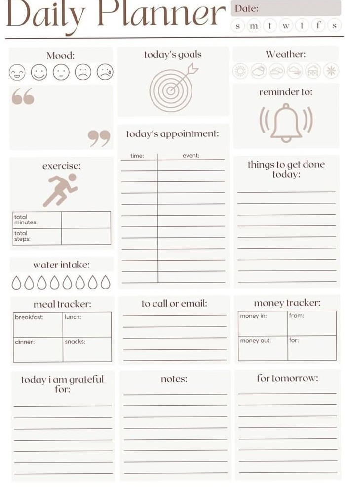 5-Day Daily Planner GoodNotes Template for Life & Small Business — 🎨 💎 romanticize your routine