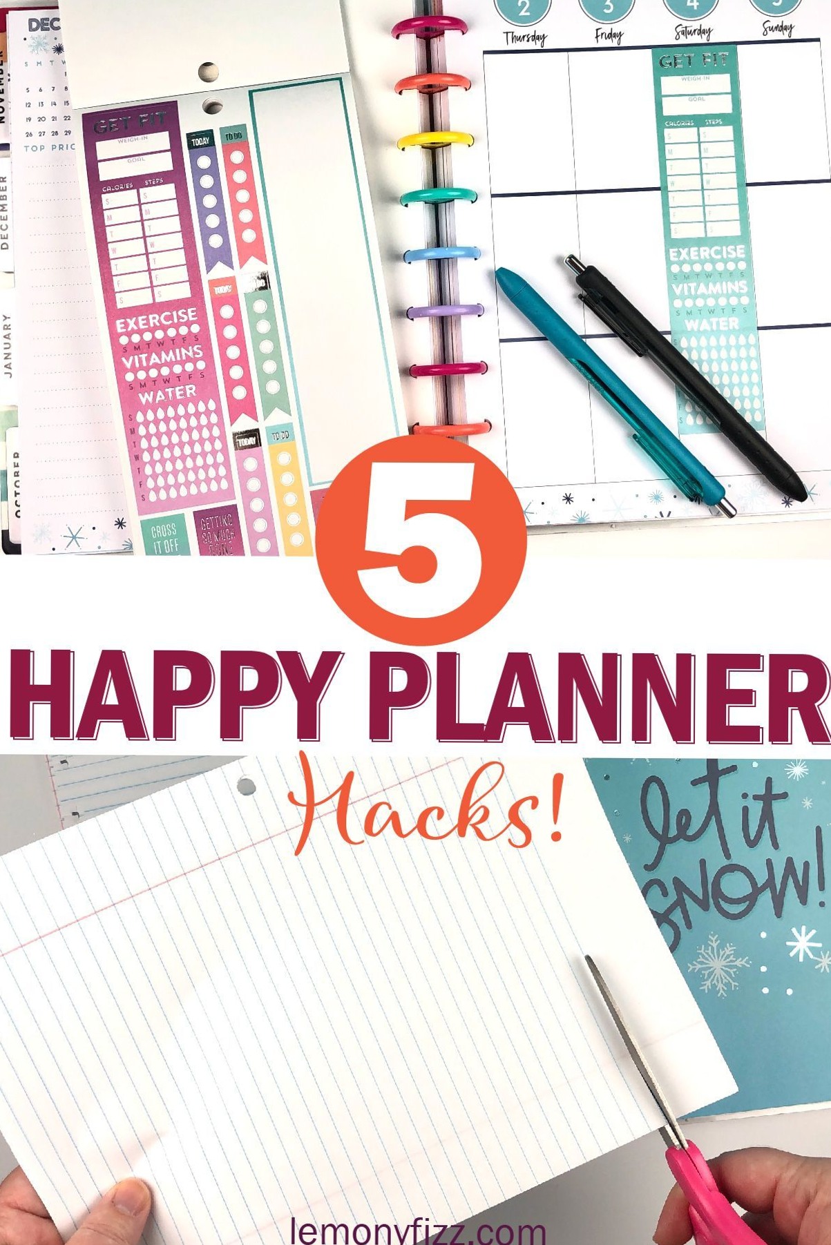 5 Happy Planner Hacks & Ideas for Creative Planning — 🥂 🌸 romanticize your routine