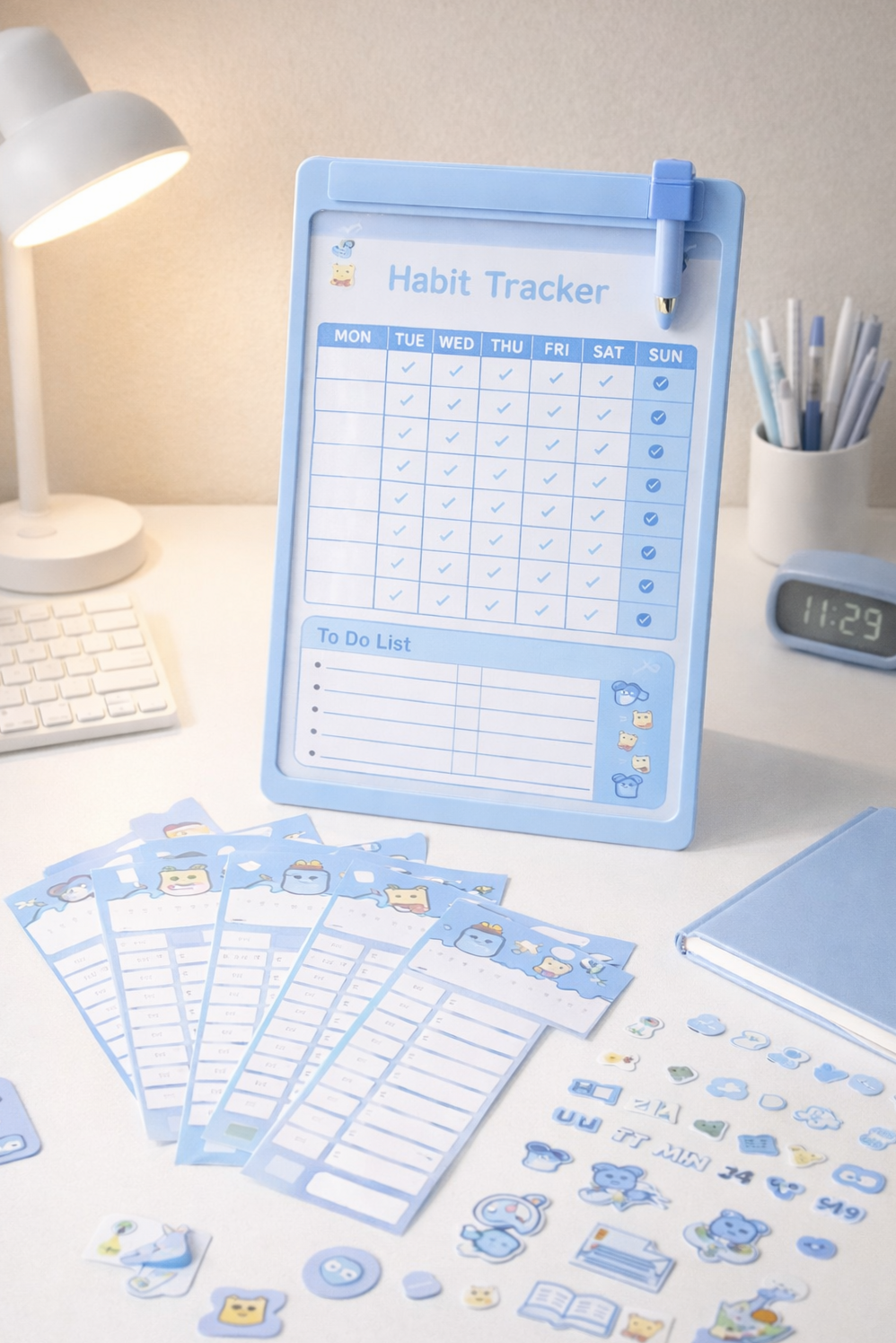 7-Day Habit Tracker for Students | Daily Planner Stationery — 🎨 🖌️ essential planning guide