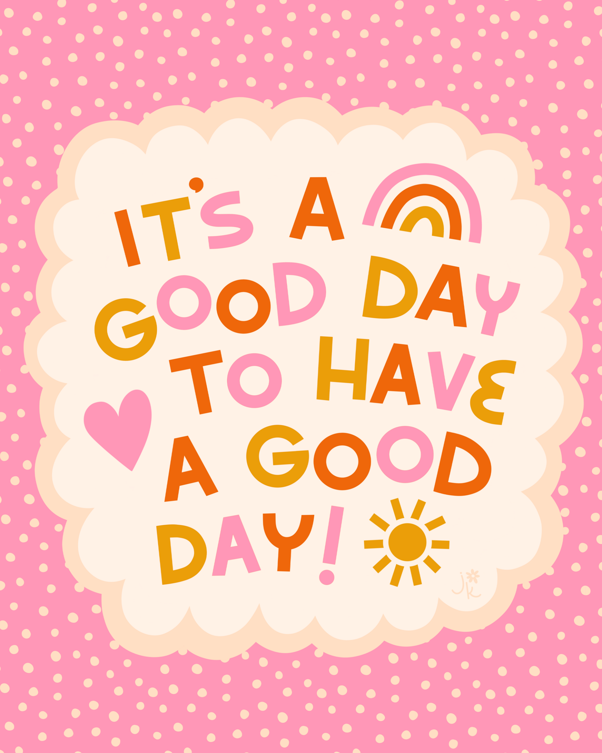 🌸 🍰 A Good Day by Julie Kuberski | Creative Planner Design | dream life manifestation