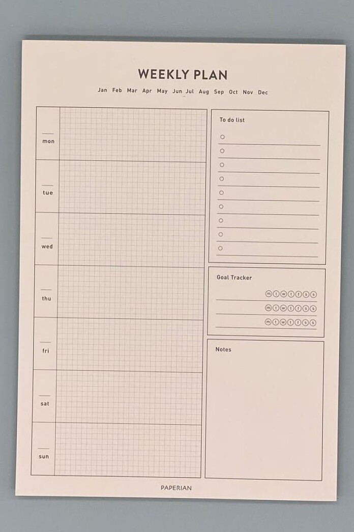 A5 Weekly Planner — Printable Study Template for Wedding Planners — 🕯️ 🤍 romanticize your routine