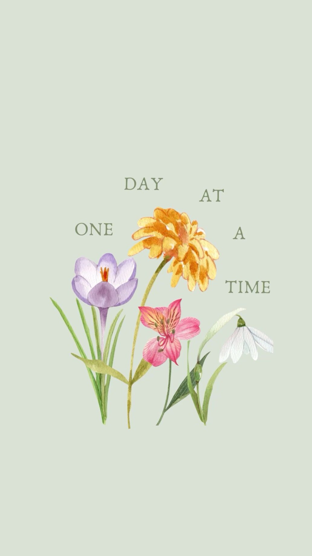 ☁️ ✨ Aesthetic Manifestation Wallpaper | One Day At A Time | dream life manifestation