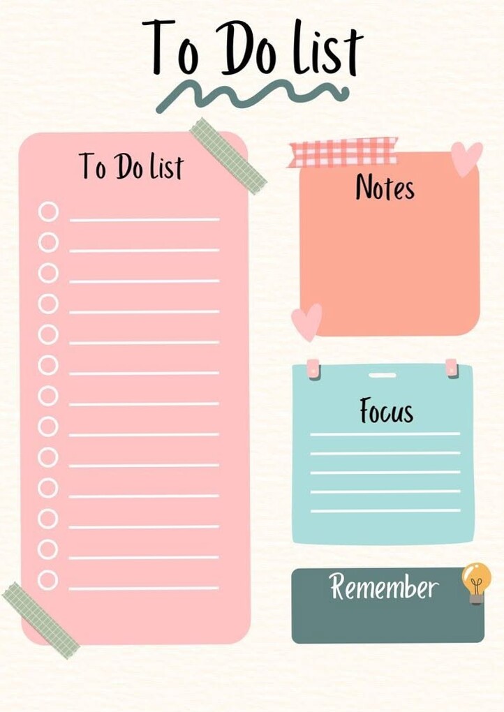 🕯️ 🕯️ Aesthetic Pink To-Do List | Organized & Productive Design | dream life manifestation
