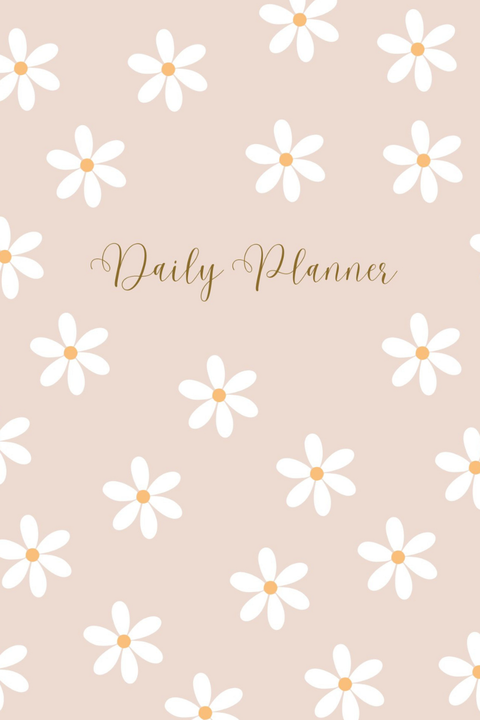 🤍 🕯️ Beige Minimalist A4 Daily Planner Design | secret to staying productive