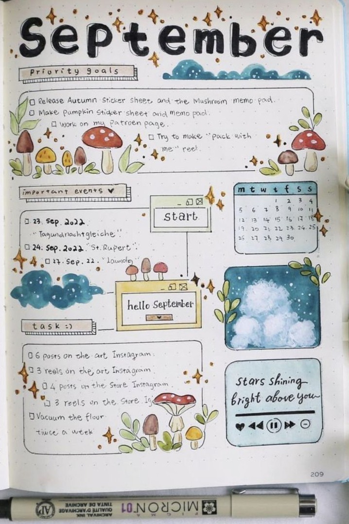 ☁️ ✨ Bullet Journal: Digital Planners & Creative Assets | stay inspired all year long