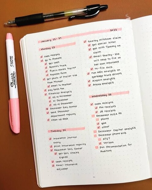 📊 📁 Cassie’s Creative Notebook Inspiration | secret to staying productive