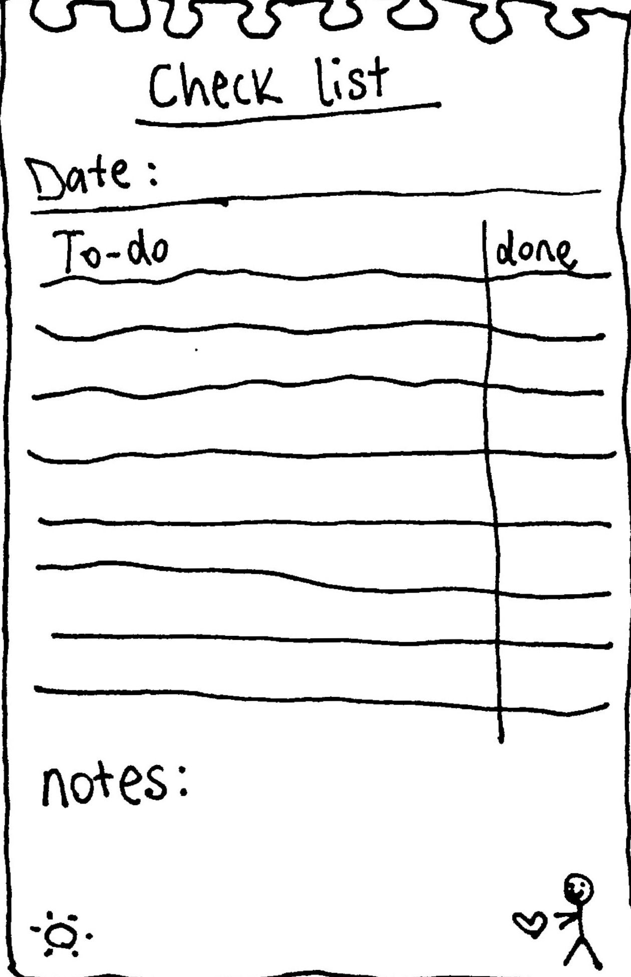 ☁️ 🤍 Clean Minimalist Checklist Design for Planners | stay inspired all year long