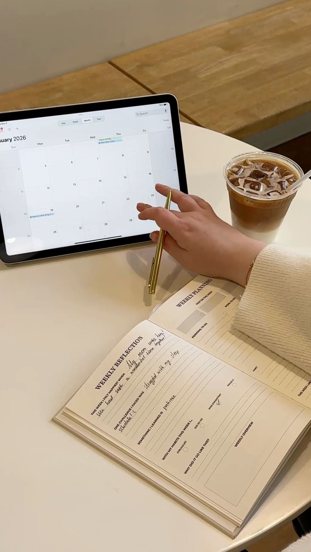 Coffee + Journaling Routine with My Way Journal | Digital Design Inspiration — 🌈 🪄 secret to staying productive