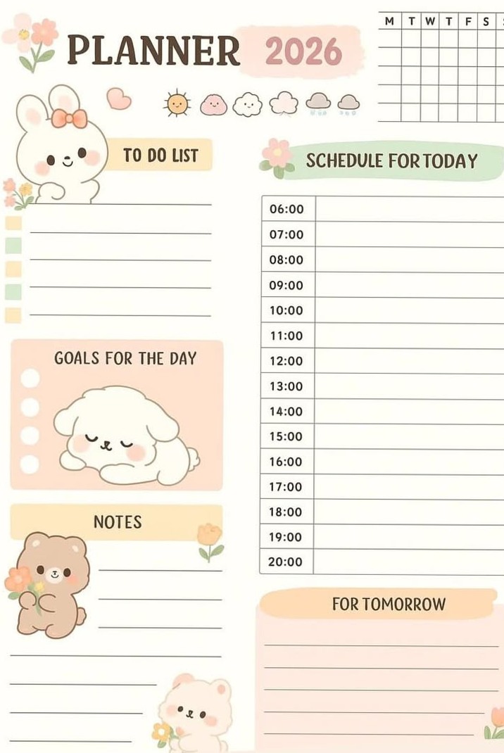 💌 💍 Conquer Your Day with Pink Planner Perfection | romanticize your routine