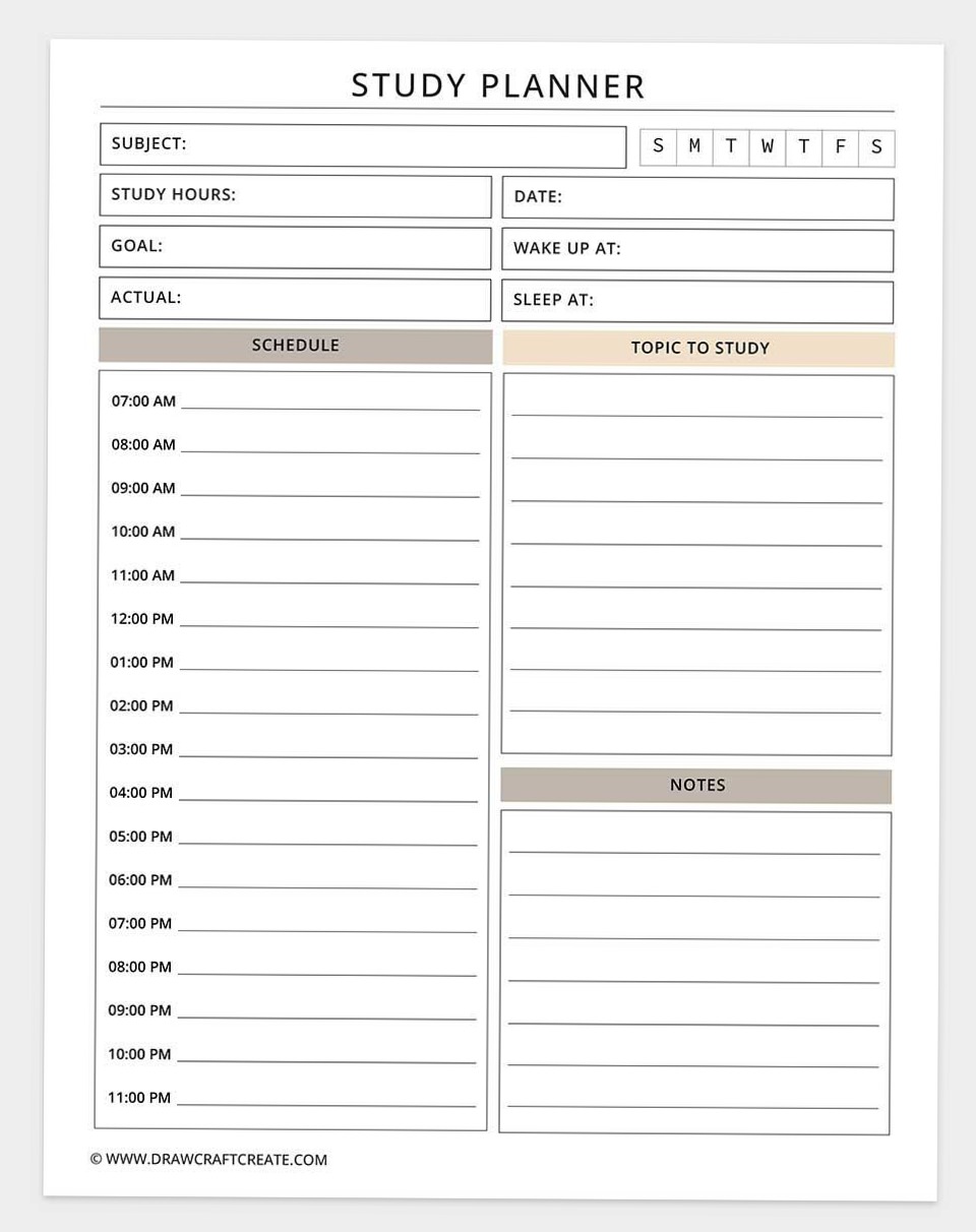 Cozy Study Space — Free 56-Page Student Planner PDF — ☁️ 🌿 dream life manifestation