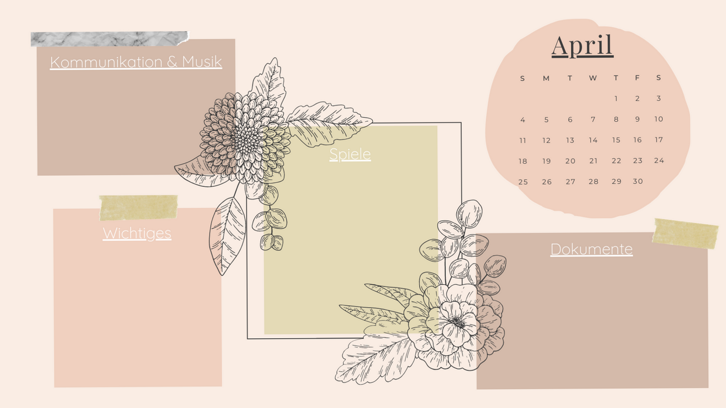 Creative Desktop Backgrounds for Designers & Planners — 🌸 🍰 secret to staying productive