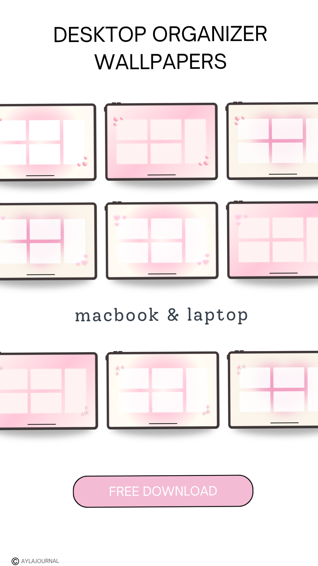 💎 🪄 Creative Desktop Organizer Wallpapers for Digital Designers | dream life manifestation