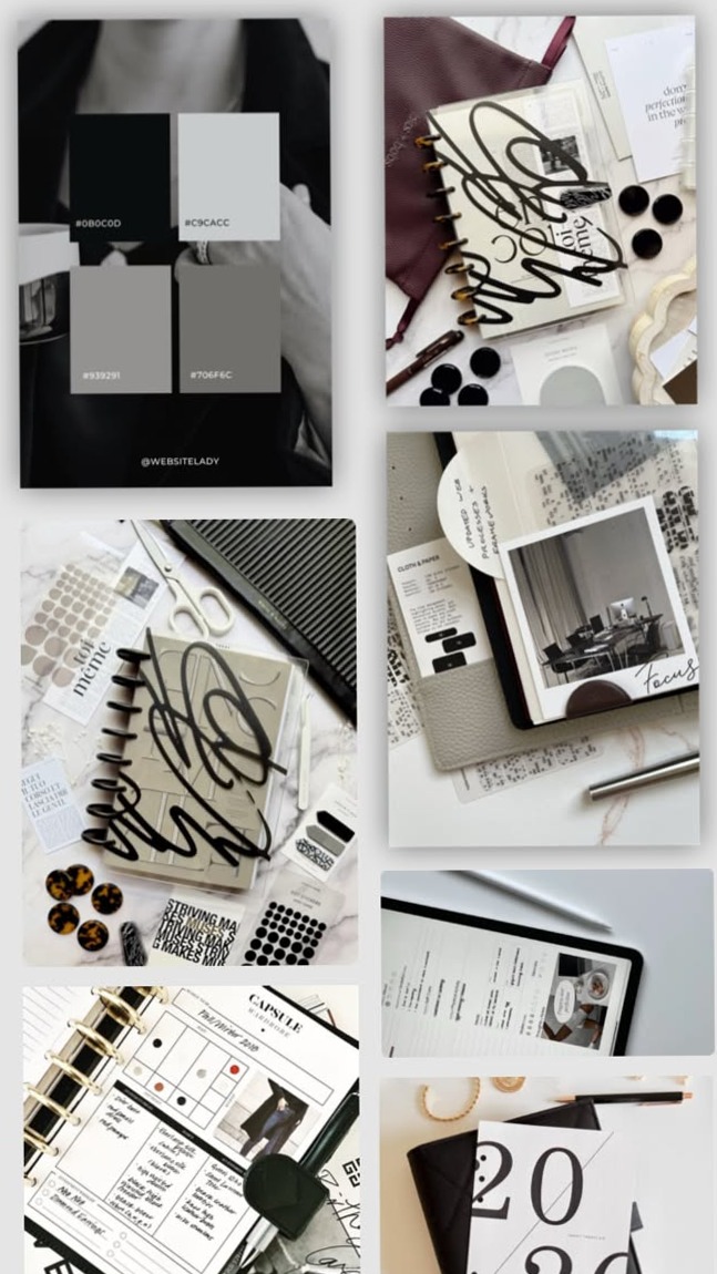 🖇️ 📅 Creative Planner Layout Ideas for Digital Design | dream life manifestation