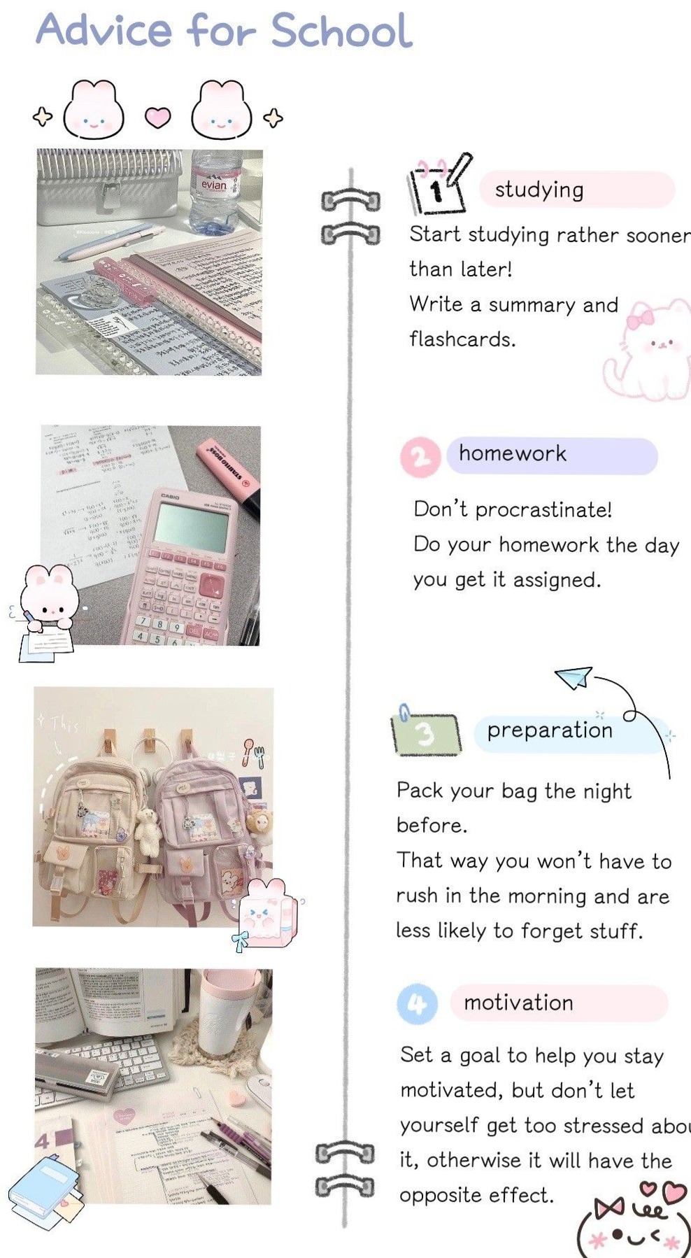 🌈 🌈 Creative School Tips for Digital Planners | secret to staying productive