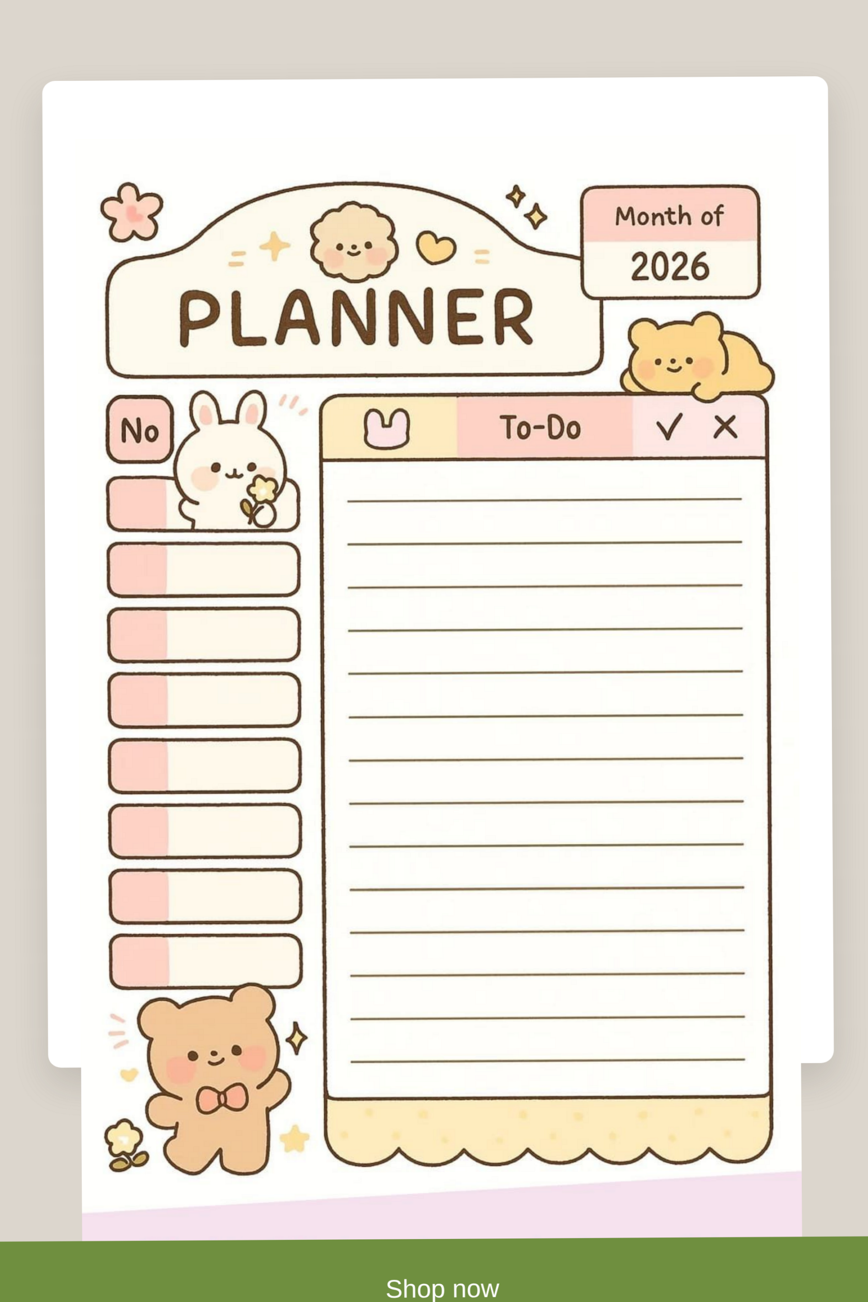📅 📌 Curated Printable Meal Planner Templates Collection | romanticize your routine