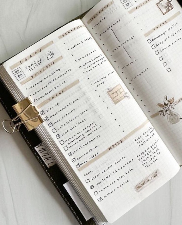 Cute Planner Layout | Digital Design Inspiration — 🍰 💌 dream life manifestation