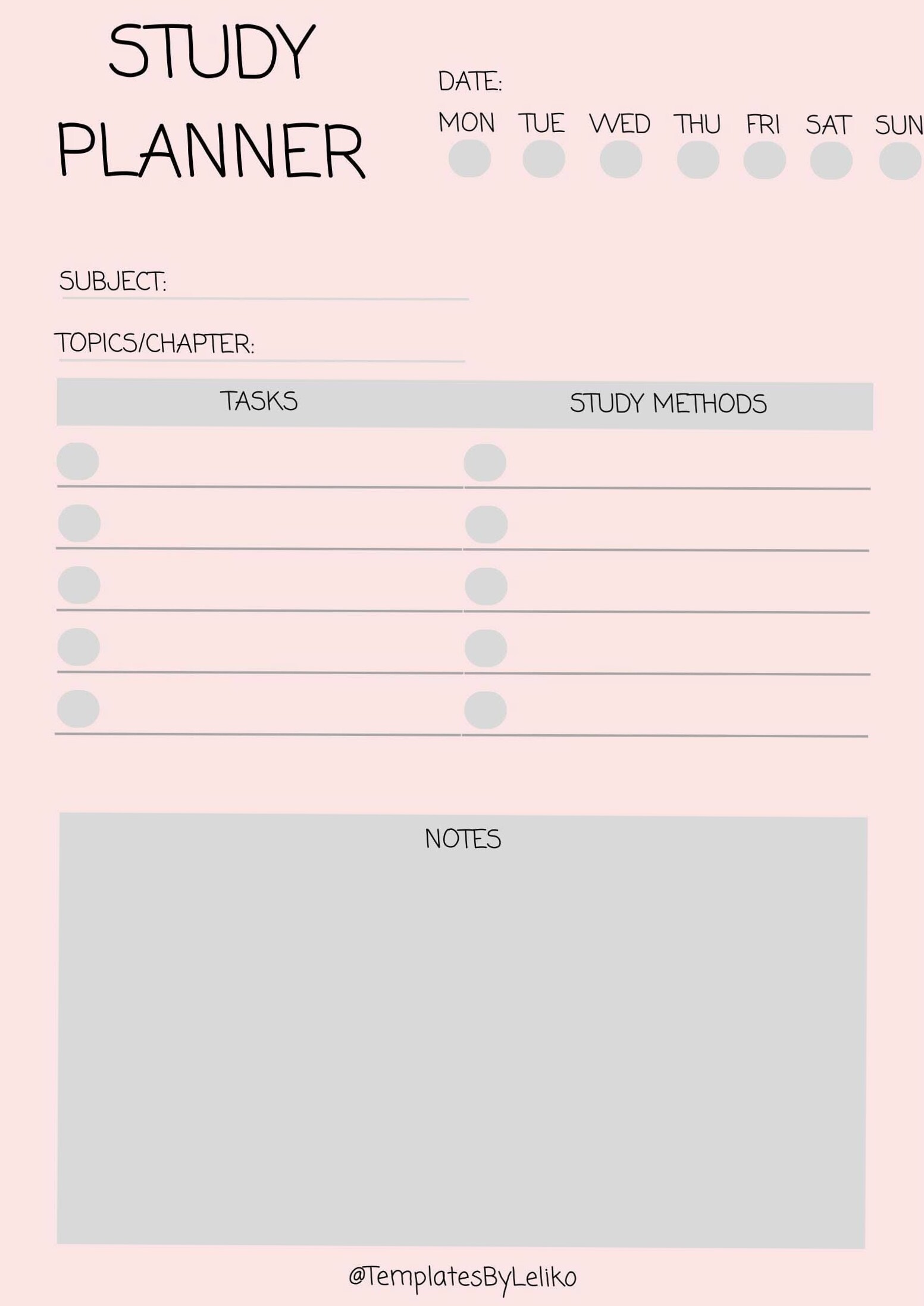 📝 📅 Cute Study Planner for Organized Lives | romanticize your routine