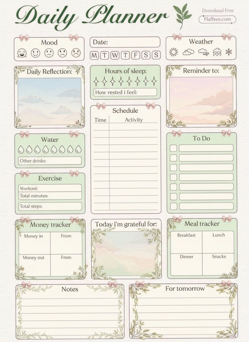 💍 💍 Daily Planner for Digital Design & Creative Work | dream life manifestation