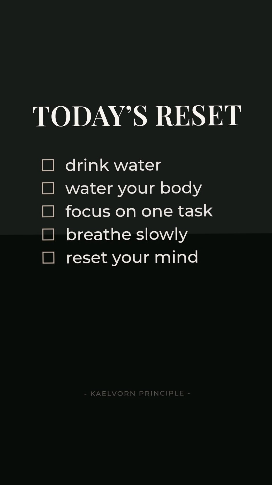 🌿 ☁️ Daily Reset Checklist for Focus & Productivity | seamless organization hack