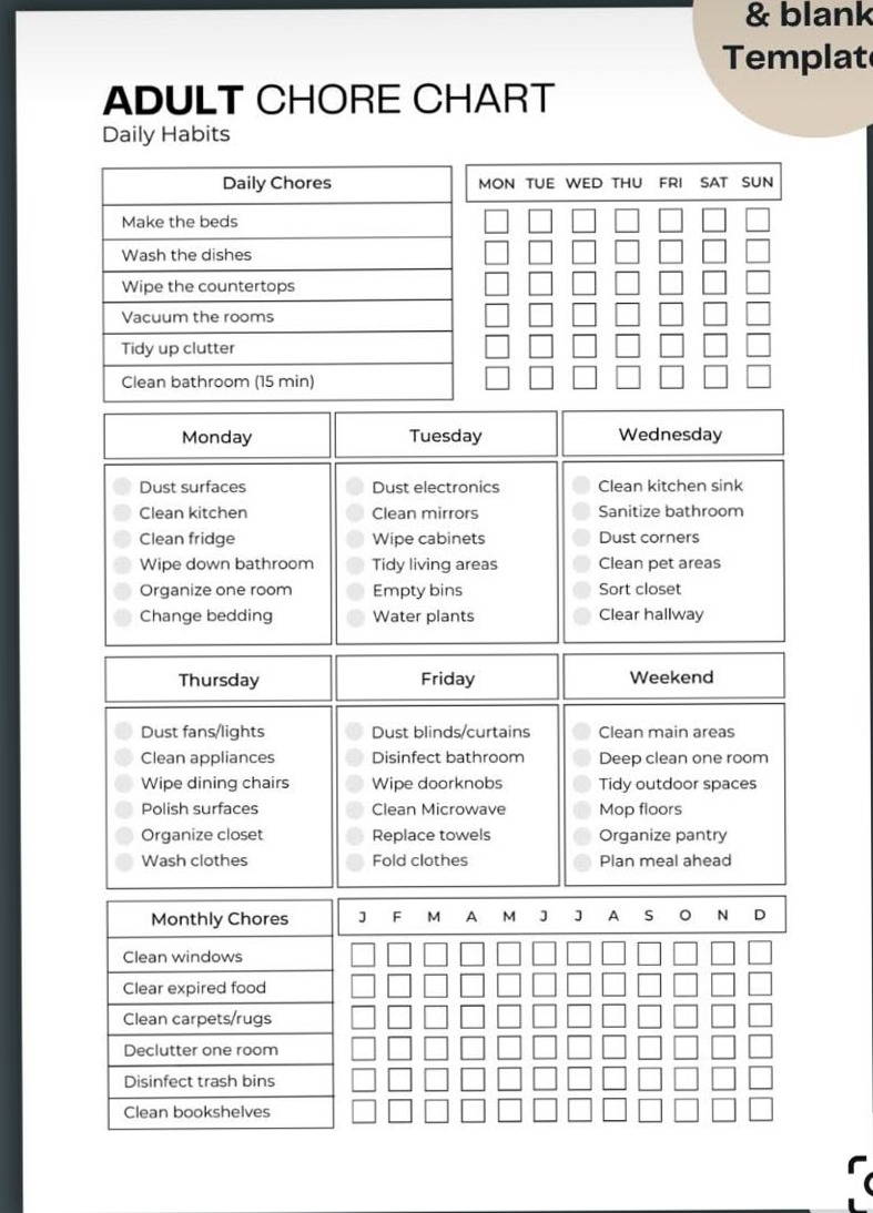 ✨ ☁️ Daily, Weekly, Monthly Planner Templates & Checklists | seamless organization hack