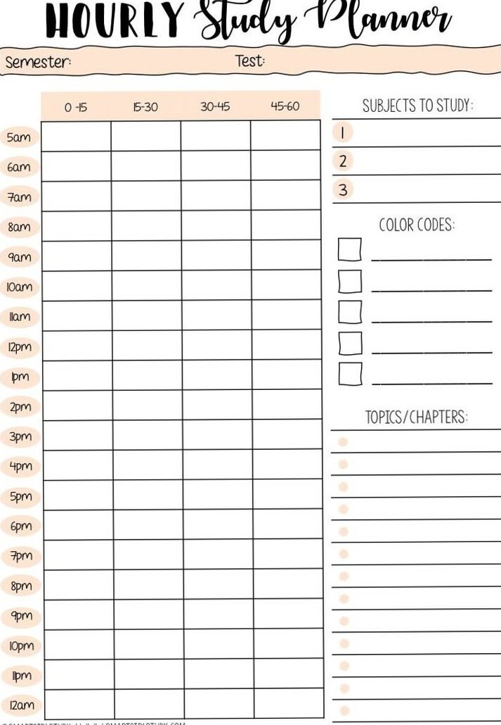 ☁️ 🌿 Design Your Ideal Daily Routine with This Stylish Study Planner Printable | stay inspired all year long