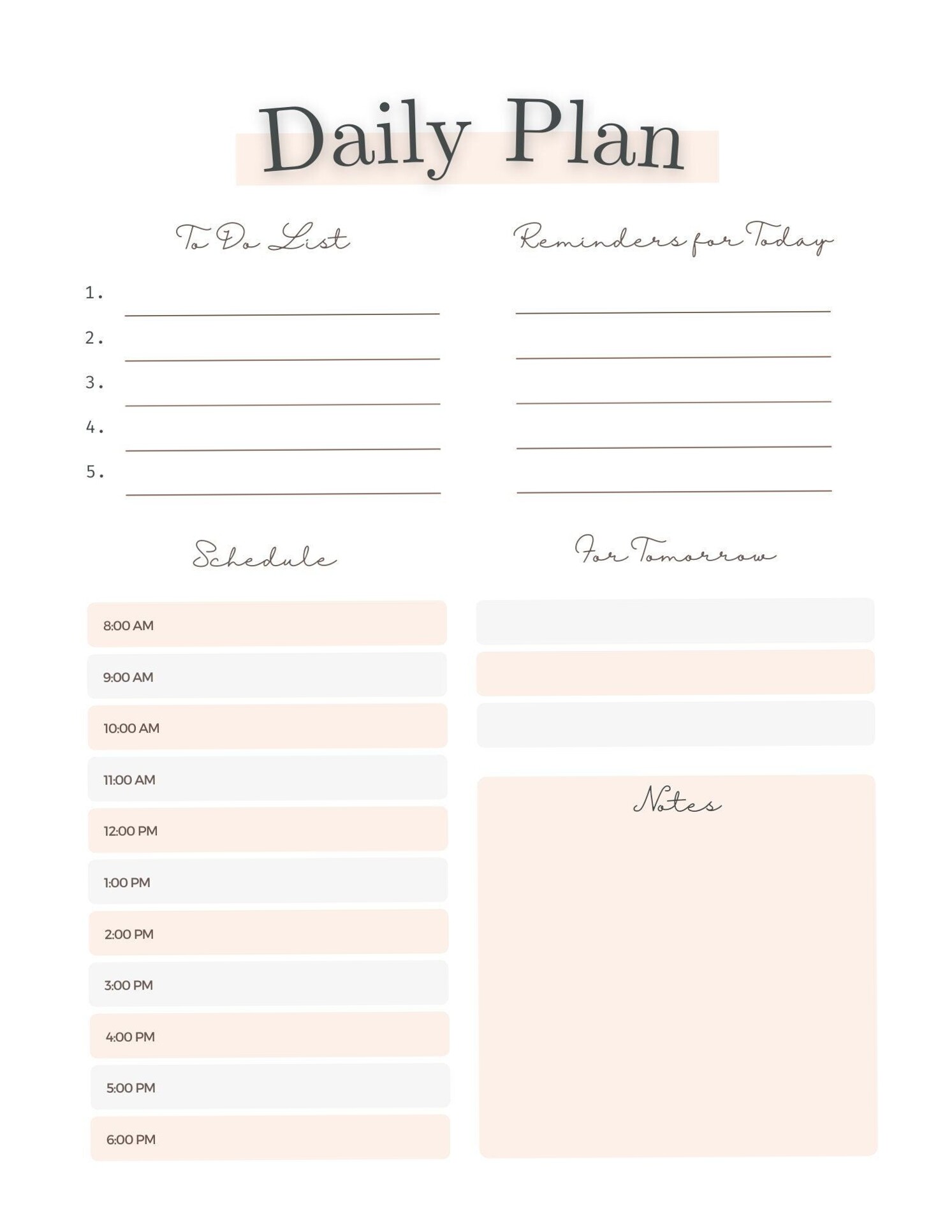 Digital Daily Planner for Creative Productivity — 🌸 🥂 stay inspired all year long