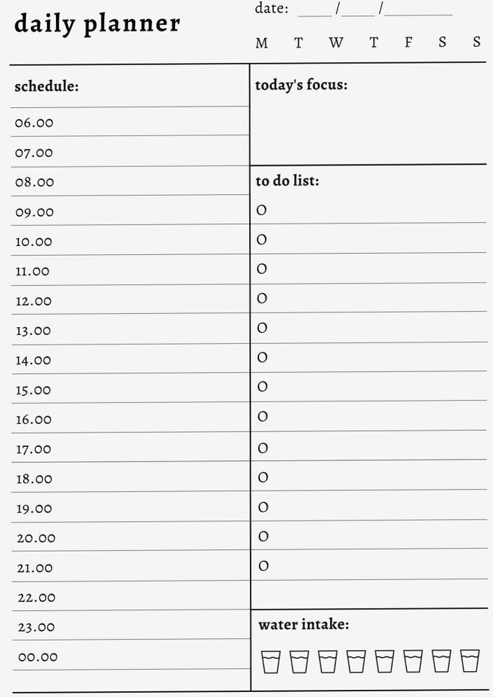 Digital Daily Planner Template for Creative Productivity — 📍 🖌️ secret to staying productive