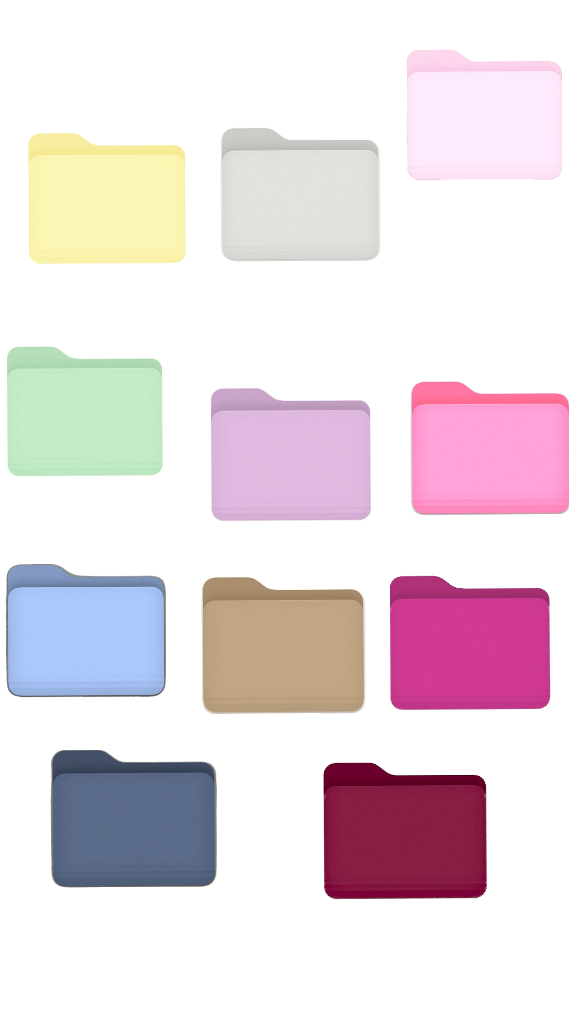 Digital File Folders for Planners & Creative Projects — 🌸 🌸 secret to staying productive