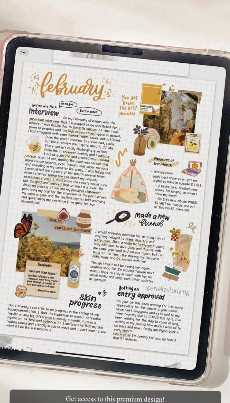 Digital Journal Aesthetic Ideas for Bullet Journals & iPad Organization — 🪄 🖌️ secret to staying productive