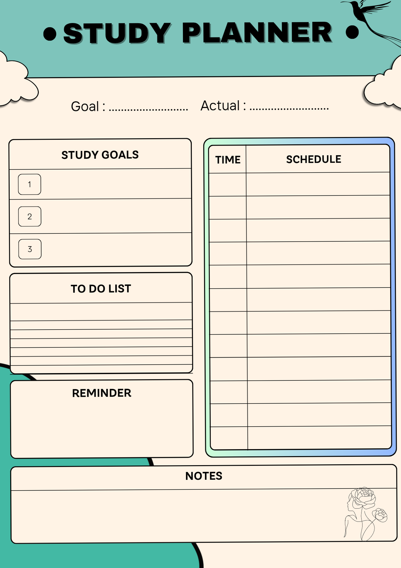 Digital Study Planner | Creative Design & Productivity Tools — 🥂 💌 stay inspired all year long