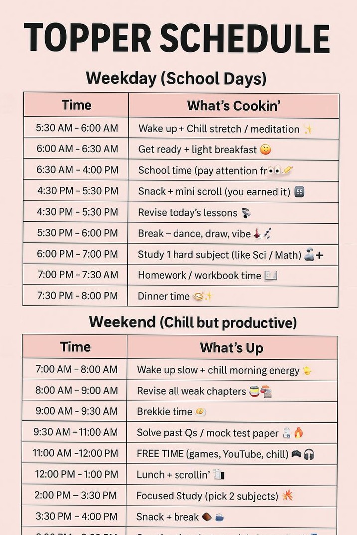 Digital Timetable Templates for Creative Planners — 💎 🪄 stay inspired all year long