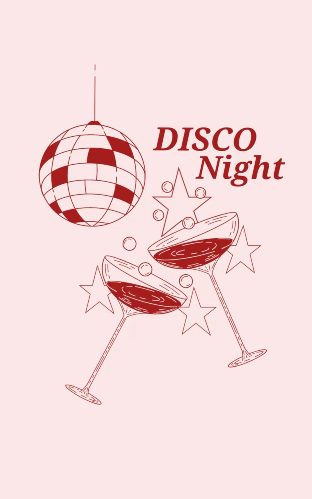 🕯️ 🕯️ Disco Night Affiche | Digital Drawing & Cocktail Design | secret to staying productive